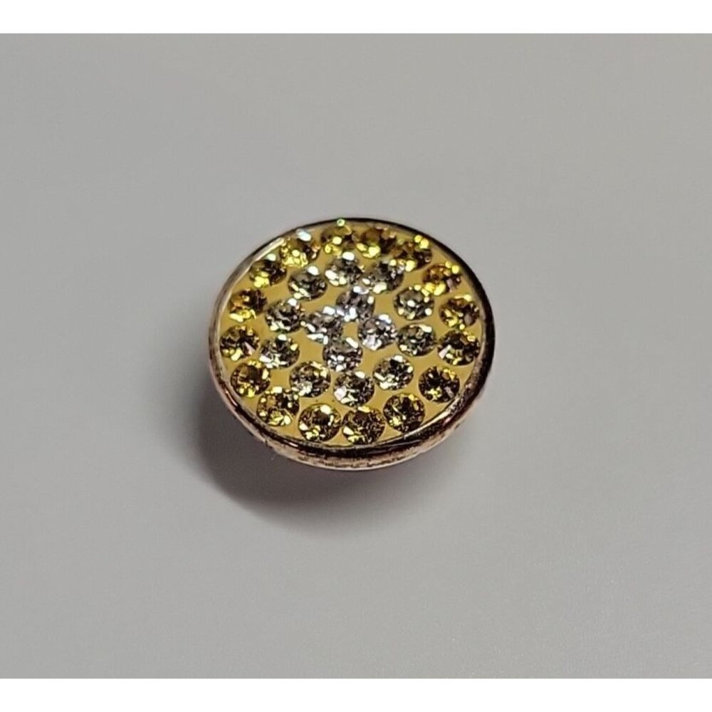 Kameleon Jewelpop Sterling 925‎ Yellow Sunflower Sparkle Swarovski KJP045